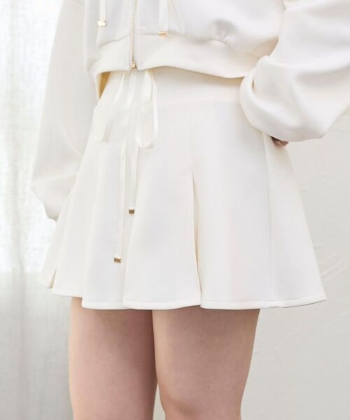 MAJESTIC LEGON / マジェスティックレゴン ミニ・ひざ丈スカート | プリーツラメミニスカパン | 詳細6