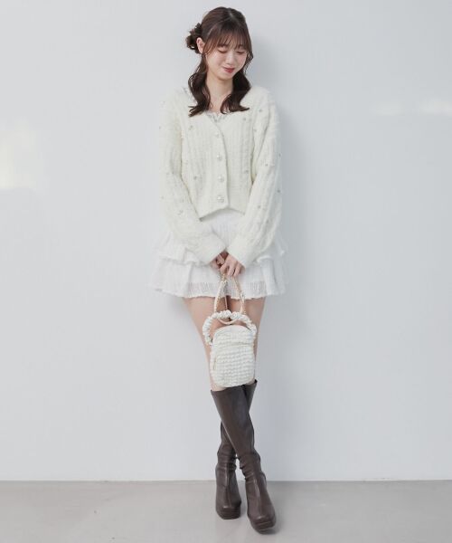 MAJESTIC LEGON / マジェスティックレゴン ミニ・ひざ丈スカート | キラふわシアーミニスカパン | 詳細1