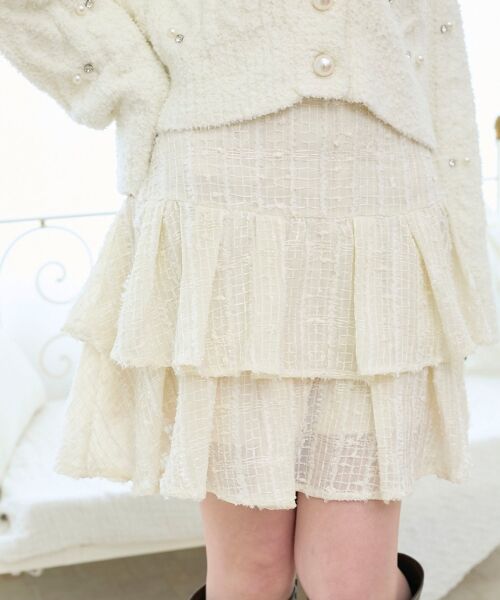 MAJESTIC LEGON / マジェスティックレゴン ミニ・ひざ丈スカート | キラふわシアーミニスカパン | 詳細17