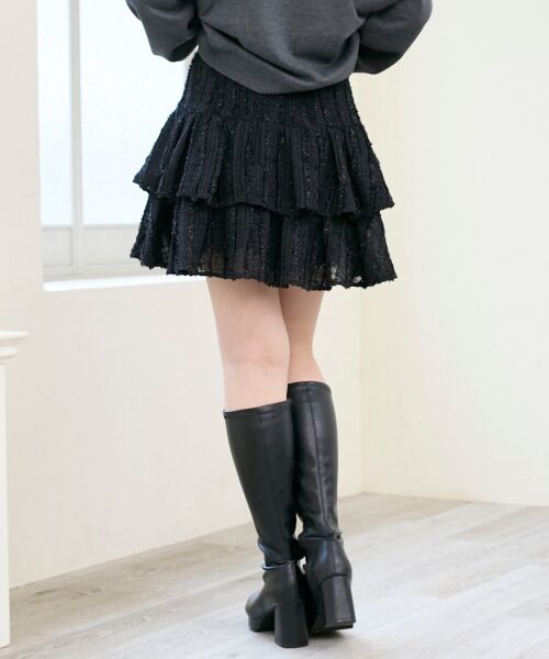 MAJESTIC LEGON / マジェスティックレゴン ミニ・ひざ丈スカート | キラふわシアーミニスカパン | 詳細23