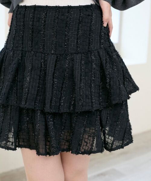 MAJESTIC LEGON / マジェスティックレゴン ミニ・ひざ丈スカート | キラふわシアーミニスカパン | 詳細24