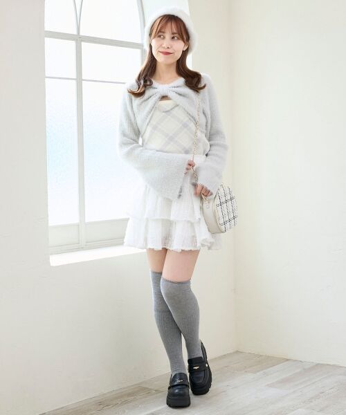 MAJESTIC LEGON / マジェスティックレゴン ミニ・ひざ丈スカート | キラふわシアーミニスカパン | 詳細3