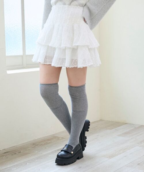 MAJESTIC LEGON / マジェスティックレゴン ミニ・ひざ丈スカート | キラふわシアーミニスカパン | 詳細7