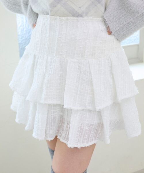 MAJESTIC LEGON / マジェスティックレゴン ミニ・ひざ丈スカート | キラふわシアーミニスカパン | 詳細9