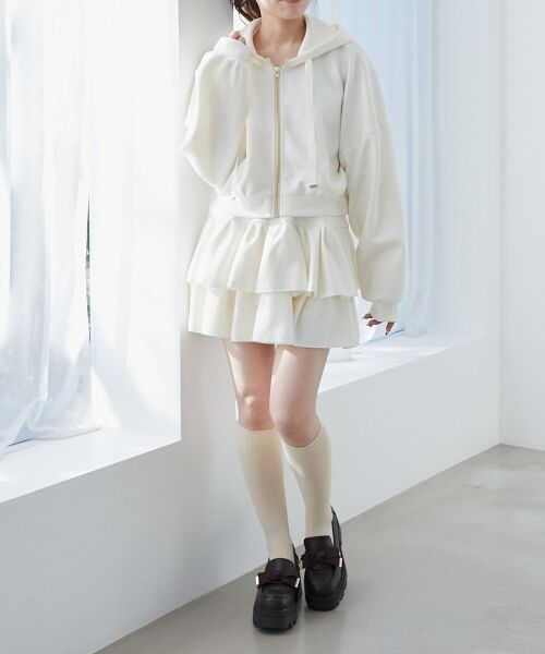 MAJESTIC LEGON / マジェスティックレゴン ミニ・ひざ丈スカート | キラキララインストーンスカパン | 詳細1