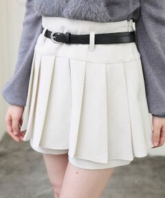 MAJESTIC LEGON / マジェスティックレゴン ミニ・ひざ丈スカート | ベルトセットキラキラミニスカパン