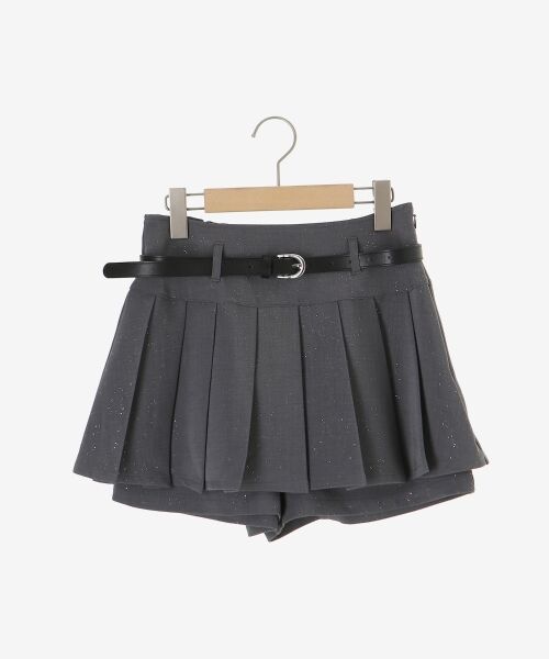 MAJESTIC LEGON / マジェスティックレゴン ミニ・ひざ丈スカート | ベルトセットキラキラミニスカパン | 詳細11