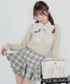 MAJESTIC LEGON / マジェスティックレゴン その他パンツ | レイヤードライクフレアショートスカパン