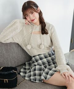 MAJESTIC LEGON / マジェスティックレゴン その他パンツ | レイヤードライクフレアショートスカパン