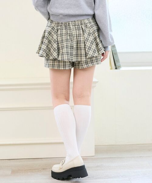 MAJESTIC LEGON / マジェスティックレゴン その他パンツ | レイヤードライクフレアショートスカパン | 詳細18