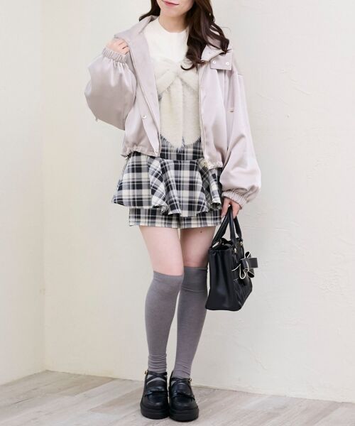 MAJESTIC LEGON / マジェスティックレゴン その他パンツ | レイヤードライクフレアショートスカパン | 詳細22