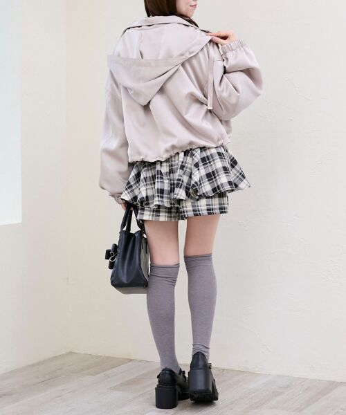 MAJESTIC LEGON / マジェスティックレゴン その他パンツ | レイヤードライクフレアショートスカパン | 詳細24