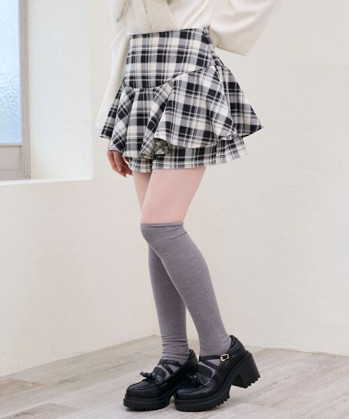 MAJESTIC LEGON / マジェスティックレゴン その他パンツ | レイヤードライクフレアショートスカパン | 詳細26