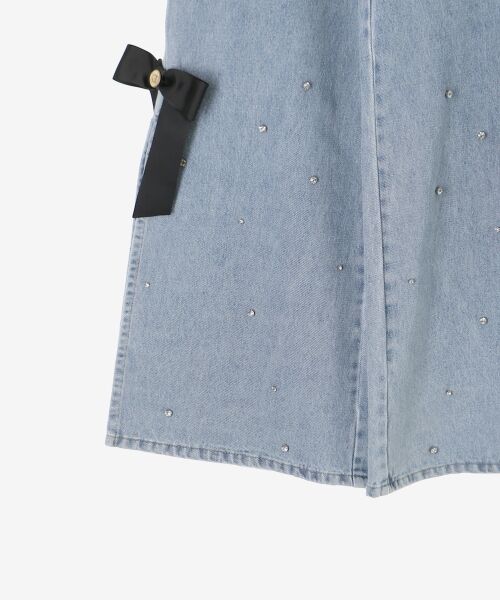 MAJESTIC LEGON / マジェスティックレゴン デニムパンツ | サイドリボンビジューデニムパンツ | 詳細24