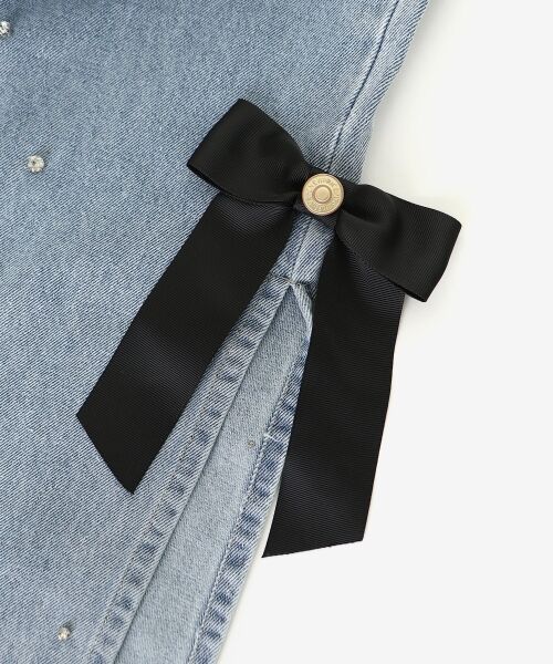 MAJESTIC LEGON / マジェスティックレゴン デニムパンツ | サイドリボンビジューデニムパンツ | 詳細27