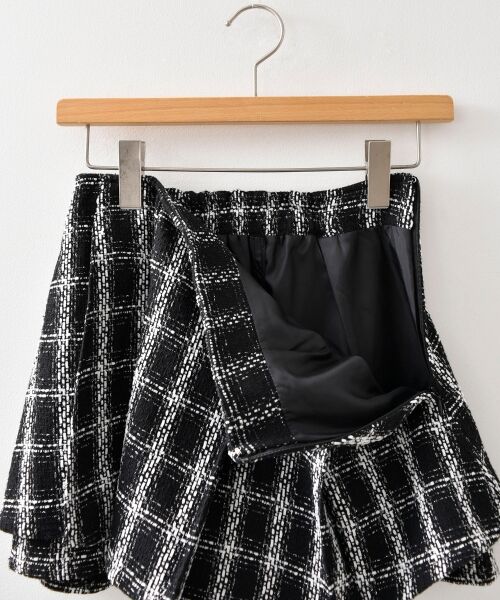 MAJESTIC LEGON / マジェスティックレゴン その他パンツ | レイヤードデザインツイードスカパン | 詳細22