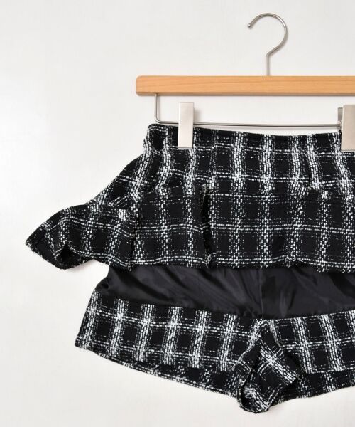 MAJESTIC LEGON / マジェスティックレゴン その他パンツ | レイヤードデザインツイードスカパン | 詳細24