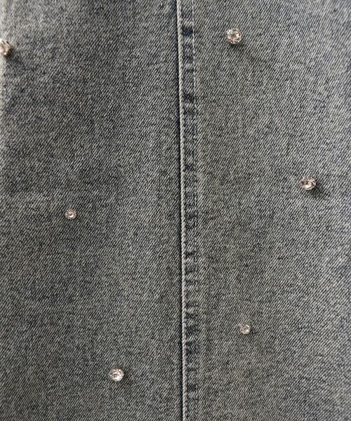 MAJESTIC LEGON / マジェスティックレゴン デニムパンツ | スリットビジューフレアデニムパンツ | 詳細28