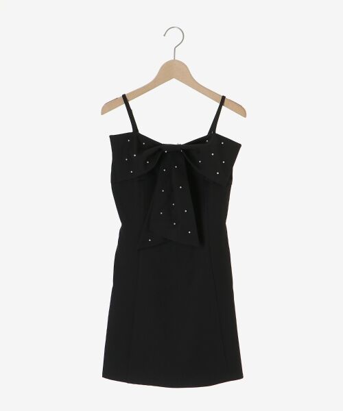 MAJESTIC LEGON / マジェスティックレゴン ミニ丈・ひざ丈ワンピース | キラメキリボンミニキャミワンピ | 詳細11