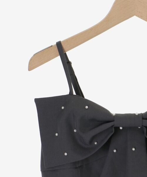 MAJESTIC LEGON / マジェスティックレゴン ミニ丈・ひざ丈ワンピース | キラメキリボンミニキャミワンピ | 詳細14