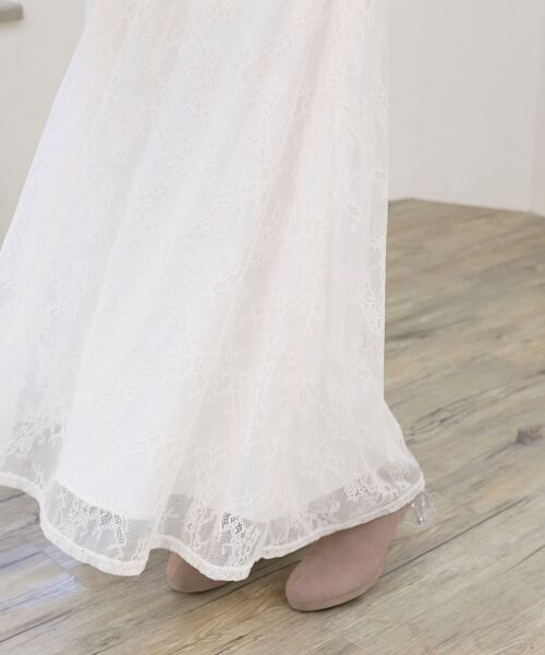 MAJESTIC LEGON / マジェスティックレゴン ミニ丈・ひざ丈ワンピース | シャギーボレロ×キャミワンピセット | 詳細16