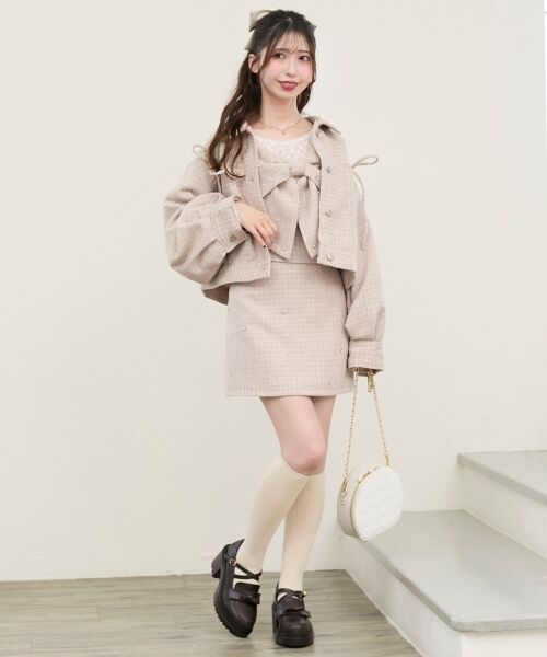 MAJESTIC LEGON / マジェスティックレゴン Gジャン・デニムジャケット | ビジューリボンGジャン | 詳細11