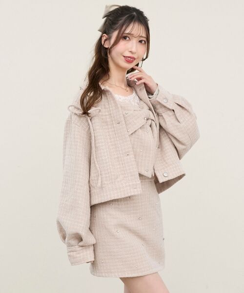 MAJESTIC LEGON / マジェスティックレゴン Gジャン・デニムジャケット | ビジューリボンGジャン | 詳細15