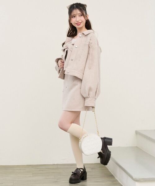 MAJESTIC LEGON / マジェスティックレゴン Gジャン・デニムジャケット | ビジューリボンGジャン | 詳細12