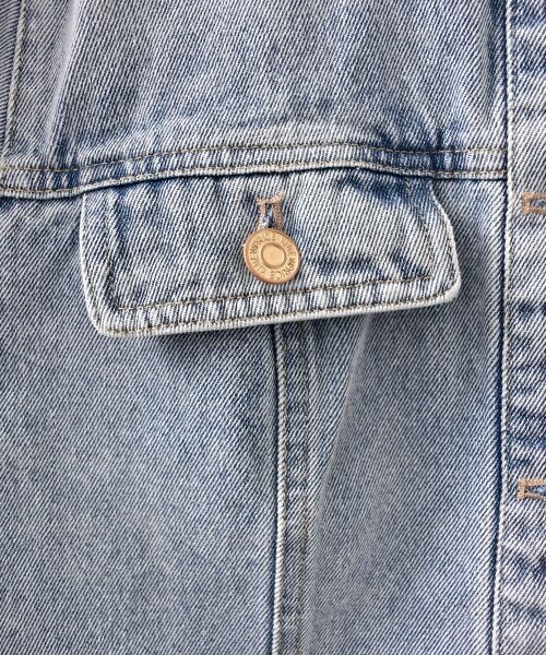 MAJESTIC LEGON / マジェスティックレゴン Gジャン・デニムジャケット | フリルカラー＆ブローチセットGジャン | 詳細25