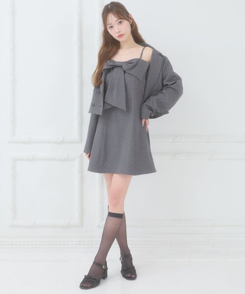 MAJESTIC LEGON / マジェスティックレゴン その他アウター | キラメキショートジャケット | 詳細1