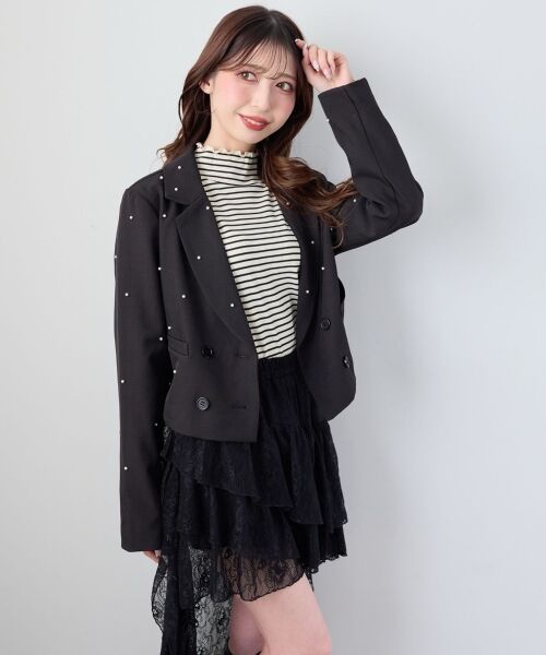 MAJESTIC LEGON / マジェスティックレゴン その他アウター | キラメキショートジャケット | 詳細17