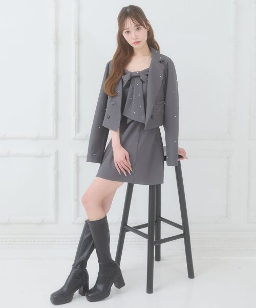 MAJESTIC LEGON / マジェスティックレゴン その他アウター | キラメキショートジャケット | 詳細5