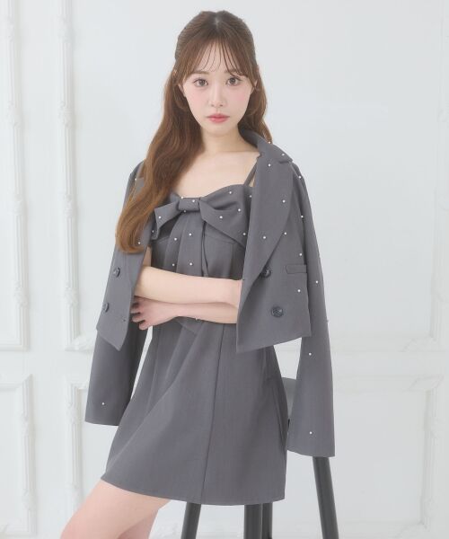 MAJESTIC LEGON / マジェスティックレゴン その他アウター | キラメキショートジャケット | 詳細7