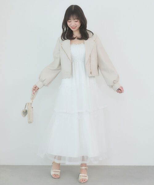 MAJESTIC LEGON / マジェスティックレゴン その他アウター | Ladyショートライダース | 詳細1