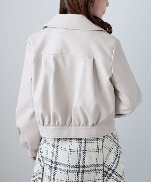 MAJESTIC LEGON / マジェスティックレゴン その他アウター | Ladyショートライダース | 詳細13