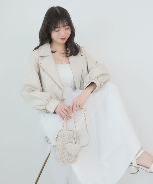 MAJESTIC LEGON / マジェスティックレゴン その他アウター | Ladyショートライダース | 詳細2