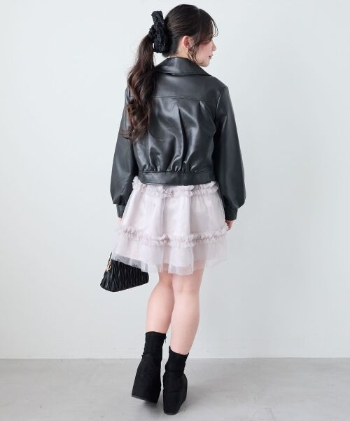 MAJESTIC LEGON / マジェスティックレゴン その他アウター | Ladyショートライダース | 詳細29