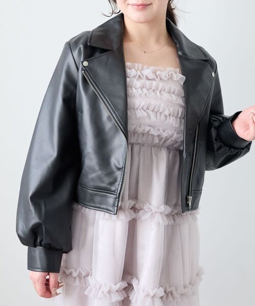 MAJESTIC LEGON / マジェスティックレゴン その他アウター | Ladyショートライダース | 詳細30