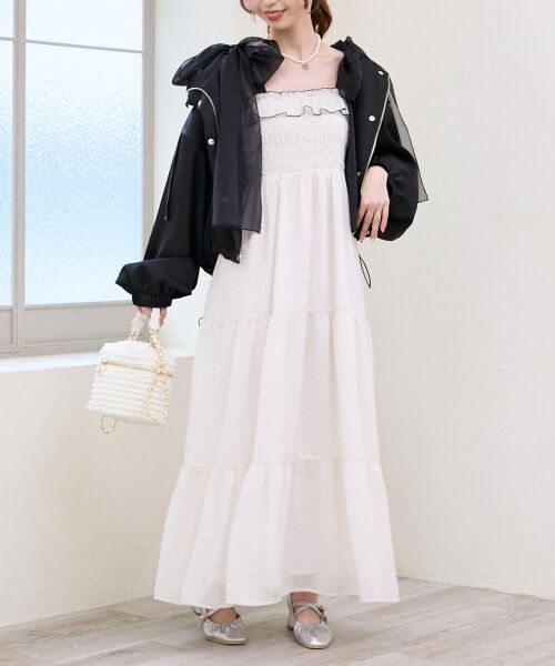 MAJESTIC LEGON / マジェスティックレゴン ブルゾン | サテンショートフードブルゾン | 詳細16