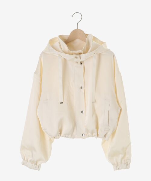 MAJESTIC LEGON / マジェスティックレゴン ブルゾン | サテンショートフードブルゾン | 詳細23