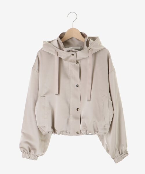 MAJESTIC LEGON / マジェスティックレゴン ブルゾン | サテンショートフードブルゾン | 詳細24