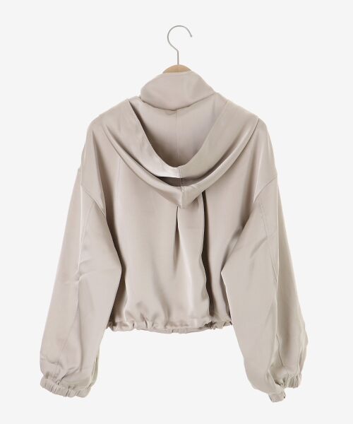 MAJESTIC LEGON / マジェスティックレゴン ブルゾン | サテンショートフードブルゾン | 詳細26