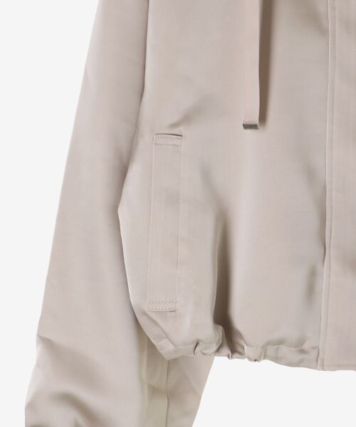 MAJESTIC LEGON / マジェスティックレゴン ブルゾン | サテンショートフードブルゾン | 詳細29