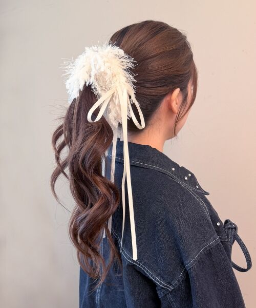 MAJESTIC LEGON / マジェスティックレゴン ヘアゴム・シュシュ | ふわふわシュシュ | 詳細2