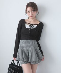 MAJESTIC LEGON / マジェスティックレゴン カットソー | リボンレイヤードライクトップス