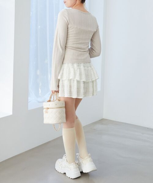 MAJESTIC LEGON / マジェスティックレゴン カットソー | リボンレイヤードライクトップス | 詳細20