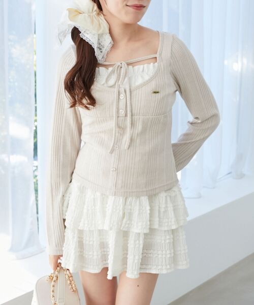 MAJESTIC LEGON / マジェスティックレゴン カットソー | リボンレイヤードライクトップス | 詳細21