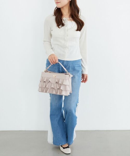 MAJESTIC LEGON / マジェスティックレゴン カットソー | リボンレイヤードライクトップス | 詳細7