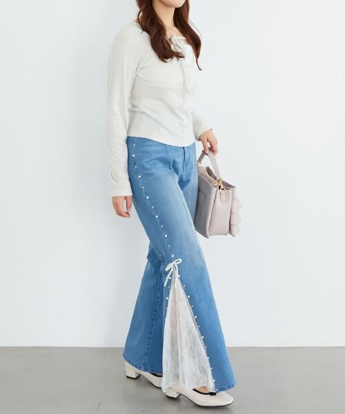 MAJESTIC LEGON / マジェスティックレゴン カットソー | リボンレイヤードライクトップス | 詳細8