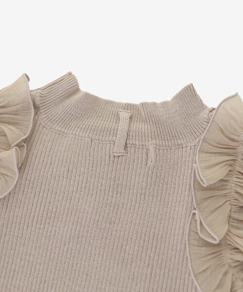 MAJESTIC LEGON / マジェスティックレゴン ニット・セーター | リボンセットシアーフリルニット | 詳細25
